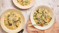 Ριζότο λεμονάτο με κολοκύθια