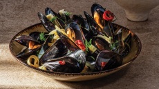 Μύδια αχνιστά