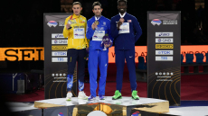 Η απονομή του χρυσού μεταλλίου στον Τεντόγλου και η ανάκρουση του εθνικού ύμνου - Δείτε βίντεο 