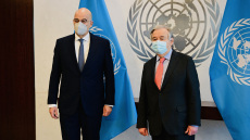 «Είμαστε περήφανοι για τον Μανώλη Ανδρουλάκη» είπε ο Δένδιας στη συνάντησή του με τον Γκουτέρες