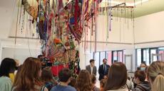 Προσφυγόπουλα από την Ουκρανία επισκέφτηκαν το Εθνικό Μουσείο Σύγχρονης Τέχνης