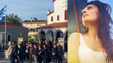 Θρήνος στην κηδεία της αδικοχαμένης Αΐντας - Οργή για τις αναρτήσεις του συζυγοκτόνου