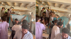 Μύκονος: Δείτε πως οι σερβιτόροι του Nammos προστατεύουν τους πελάτες από τα μπουγέλα με τις σαμπάνιες