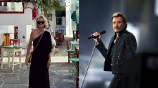 Τζόνι Χαλιντέι: Η σύζυγος του αείμνηστου τραγουδιστή απολαμβάνει τις διακοπές της στην Ελλάδα και διαφημίζει τη Σίφνο