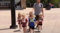 Σάλος στις ΗΠΑ: Πατέρας βγάζει βόλτα τα παιδιά του δεμένα με λουρί