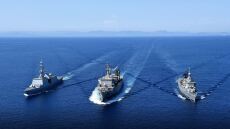 Φωτογραφίες: Συνεκπαιδεύσεις μονάδων του Στόλου με γαλλική φρεγάτα και μονάδες της Διοίκησης Ναυτικού Κύπρου