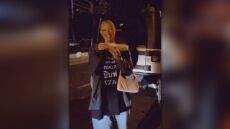 Ιωάννα Τούνη: Με τα ρούχα του Δημήτρη Αλεξάνδρου σε έξοδό της 