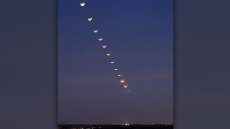 Εντυπωσιακή εικόνα της NASA από τα διάφορα στάδια της ολικής έκλειψης Σελήνης