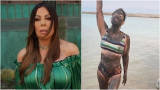 Άντζελα Δημητρίου: Κάνει αργιλοθεραπεία με φόντο τη Νεκρά Θάλασσα