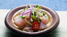 Σεβίτσε με εσπεριδοειδή και αγουρέλαιο