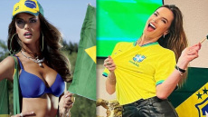 Μουντιάλ 2022: «Εμπρός Βραζιλία» με... μπικίνι και σημαία από την Αλεσάντρα Αμπρόσιο