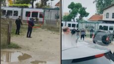 Ολυμπιακό Χωριό: Καρέ-καρέ η σύλληψη του αλλοδαπού που απειλούσε επιβάτες του προαστιακού