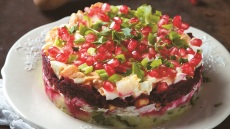 Γιορτινή σαλάτα ροδιού