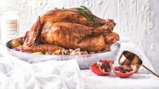 Γαλοπούλα με κιμά και κάστανα