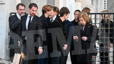 Τέως βασιλιάς Κωνσταντίνος: Σύσσωμη η οικογένειά του για το τρισάγιο στο Α’ Νεκροταφείο - Δείτε φωτογραφίες