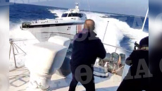 Φαρμακονήσι: Τουρκική ακταιωρός προσπαθεί να εμβολίσει σκάφος του Λιμενικού - Πυροβολισμοί από τους Έλληνες - Ολόκληρο το βίντεο