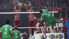 Challenge Cup βόλεϊ, Ολυμπιακός-Παναθηναϊκός 1-3: Προβάδισμα τελικού για τους πράσινους 