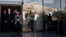 Σακελλαροπούλου: Γευμάτισε με τον Πρόεδρο της Βουλγαρίας στο Μουσείο της Ακρόπολης