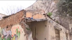 Θεσσαλονίκη: Κατέρρευσε σκεπή από εγκαταλελειμμένο σπίτι