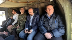 Νότης Μηταράκης: Στις σεισμόπληκτες περιοχές της Τουρκία - Επόπτευσε το μέγεθος της καταστροφής από ελικόπτερο