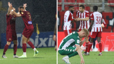Stoiximan Super League: Μια ανάσα από τον τίτλο η ΑΕΚ, ο Ολυμπιακός σταμάτησε στο Φάληρο τον ΠΑΟ - Δείτε τα γκολ 