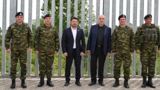 Έβρος: Επίσκεψη Μεϊμαράκη και Χαρδαλιά στον φράχτη - «Είναι αναγκαίο αποτρεπτικό εργαλείο»