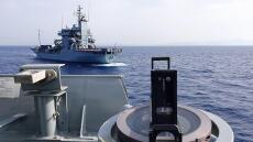 Συνεκπαίδευση ναρκοθηρευτικού του Πολεμικού Ναυτικού με γερμανικό πλοίο σε Λέσβο-Χίο - Φωτογραφίες