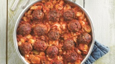 Κεφτέδες με πράσα στο φούρνο