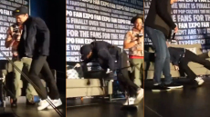 Μάικλ Τζ. Φοξ: Έπεσε σε εκδήλωση και το κοινό ανησύχησε - Δείτε το βίντεο