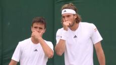  Wimbledon: Αποκλείστηκαν στο διπλό τα αδέλφια Τσιτσιπά 