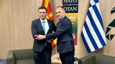 Σύνοδος ΝΑΤΟ: Ο Γεραπετρίτης συναντήθηκε με τον υπουργό Εξωτερικών της Βόρειας Μακεδονίας