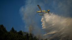 Ηλεία: Προσαγωγή υπόπτου για εμπρησμό - Καλύτερη εικόνα στις φωτιές σε Παλαιοβαρβάσαινα, Σαλμώνη και Αρχαία Ολυμπία