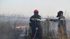 Φωτιές: Οριοθετήθηκε η πυρκαγιά στη Θάσο - Υπό μερικό έλεγχο τα μέτωπα σε Ηράκλειο, Δομοκό