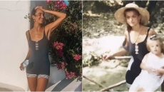 Άννα Πρέλεβιτς: Φόρεσε το μαγιό της μητέρας της σε μια νοσταλγική ανάρτηση