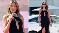 Κάρλα Μπρούνι:  Εντυπωσίασε στο Φεστιβάλ της Βενετίας με σέξι τουαλέτα - Βίντεο και φωτογραφίες