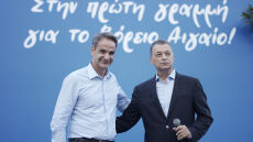 Μητσοτάκης στη Λέσβο: Οι πολίτες στήριξαν τις επιλογές μας - Κερδίσαμε 7 περιφέρειες και δεν σταματάμε εδώ