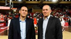 Ολυμπιακός: Στο ΣΕΦ οι Παναγιώτης και Γιώργος Αγγελόπουλος, μίλησαν στην ομάδα