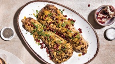 Hasselback κολοκύθας