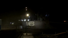  Θεσσαλονίκη: Ρήγμα στο ιστορικό αντιτορπιλικό «Βέλος» εξαιτίας της θαλασσοταραχής στον Θερμαϊκό