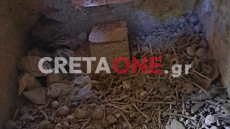 Ηράκλειο: Αδιανόητες εικόνες σε κοιμητήριο - Πεταμένα οστά και κρανία σε κοινή θέα