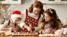 Φτιάχνοντας χριστουγεννιάτικα γλυκά με τα παιδιά: tips για να μη γίνει… χαμός στην κουζίνα!