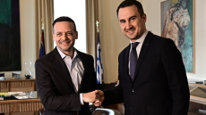 Συνάντηση Χαρίτση με τον δήμαρχο Αθηναίων Χάρη Δούκα - Συζήτησαν και για τις εκλογές στην ΚΕΔΕ