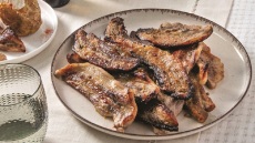 Πανσέτες ψητές με ψητές πατάτες