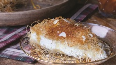 Κιουνεφέ με κρέμα ανθότυρου