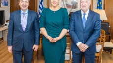 Φλωρίδης και Μπούγας συναντήθηκαν με την Ευρωπαία Γενική Εισαγγελέα για την καταπολέμηση του οικονομικού εγκλήματος