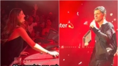 Σάκης Ρουβάς: Η κόρη του τον «έλουσε» με λουλούδια στο κέντρο που εμφανίζεται - Βίντεο