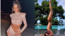 Ιζαμπέλ Γκουλάρτ: Κάνει κατακόρυφο μπροστά στην πισίνα με το μπικίνι της 