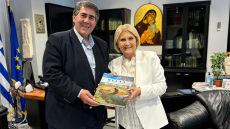 Σοφίας Βούλτεψη: Περιοδεία στη Λέρο και την Πέλλα ενόψει των ευρωεκλογών