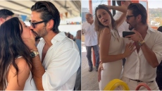 Γιώργος Καράβας: Το φιλί και ο αισθησιακός χορός με τη Ραφαέλα Ψαρρού σε γλέντι βάφτισης