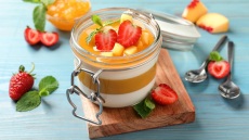 Panna Cotta ροδάκινο